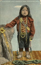 Little Indian Chief Pendleton, OR Native Americana Postcard Postcard