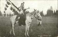 Francois Kootenai Chief Postcard