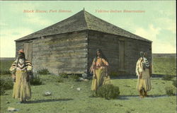 Block House, Fort Simcoe Postcard