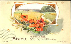 Edith Postcard