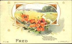 Fred Postcard