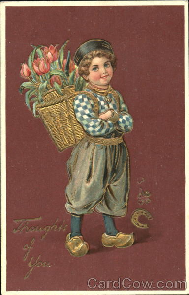 Dutch Boy with Tulips Boys