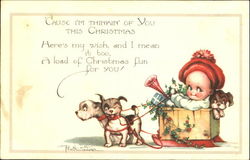 Cause I'm Thinkin Of You This Christmas Postcard