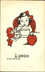 Lunch Postcard