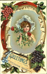 Greetings From Peoham Postcard