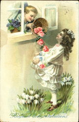 Heartiest Congratulations Children Postcard Postcard