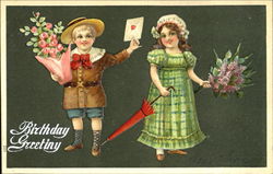 Birthday Greeting Postcard