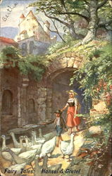 Fairy Tales Hansel & Gretel Postcard