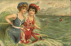 Bathing Beauties Postcard