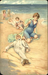 Bathing Beauties Postcard