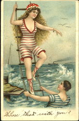 Bathing Beauty Postcard