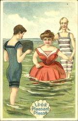 Look Pleasant Please Swimsuits & Pinup Postcard Postcard