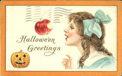 Halloween Greetings Postcard Postcard