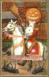 Halloween Greetings Postcard