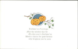 Halloween Greetings Postcard