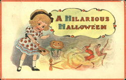 A Hilarious Halloween Series 601 Postcard Postcard