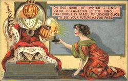 King Jack O'Lantern Postcard