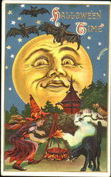 Series 116 Halloween Time Postcard Postcard