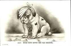 True Love Never Did Run Smooth Postcard