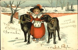 To Greet On Xmas Morning Postcard