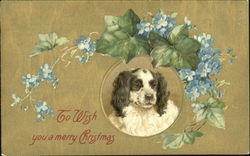 To Wish You A Merry Christmas Postcard