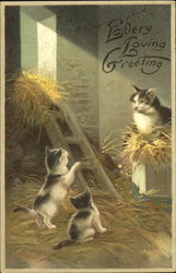 Every Loving Greeting Cats Postcard Postcard