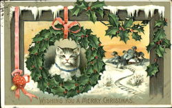 Wishing You A Merry Christmas Postcard