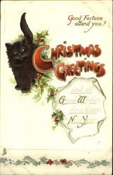 Christmas Greetings Postcard