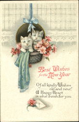 Best Wishes For The New Year Postcard