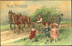 Frohe Pfingsten Postcard