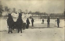 Winter Scene Postcard