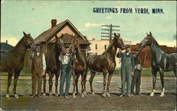 Greetings From Verdi Minnesota Postcard Postcard