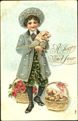 A Happy New Year Postcard