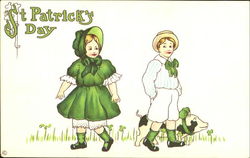 St. Patrick's Day Pigs Postcard Postcard