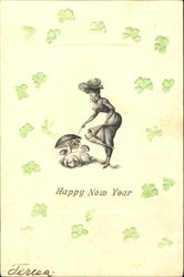 Happy New Year Postcard