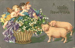 A Happy New Year Postcard