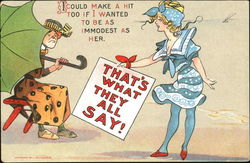 That's What They All Say Swimsuits & Pinup Postcard Postcard