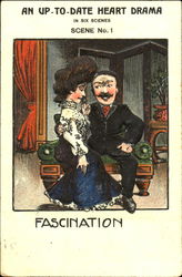 An Up-To-Date Heart Drama Fascination Postcard