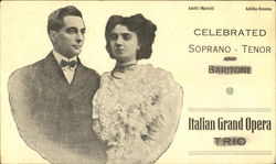 Italian Grand Opera Music Postcard Postcard