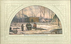 The Winter Quarters Of Father Marqueite Postcard