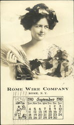 Rome Wire Company September 1910 New York Postcard Postcard