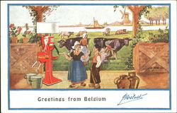 Greetings From Belgium Melotte Postcard