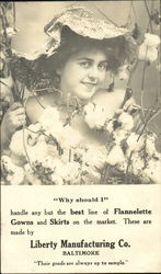 Flannelette Gowns And Skirts Postcard