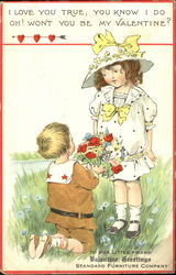 To Our Little Friend Valentine Greetings Children Postcard Postcard