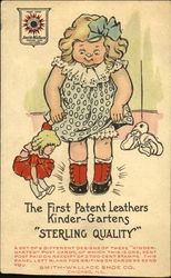 The First Patent Leathers Kinder-Gartens Sterling Quality Postcard