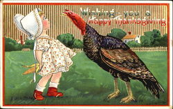 Wishing You A Happy Thanksgiving Postcard