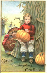 Cordial Thanksgiving Greetings Postcard