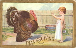 Thanksgiving Children Postcard Postcard