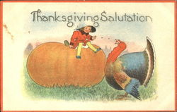 Thanksgiving Salutation Postcard