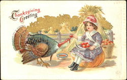 Thanksgiving Greeting Postcard